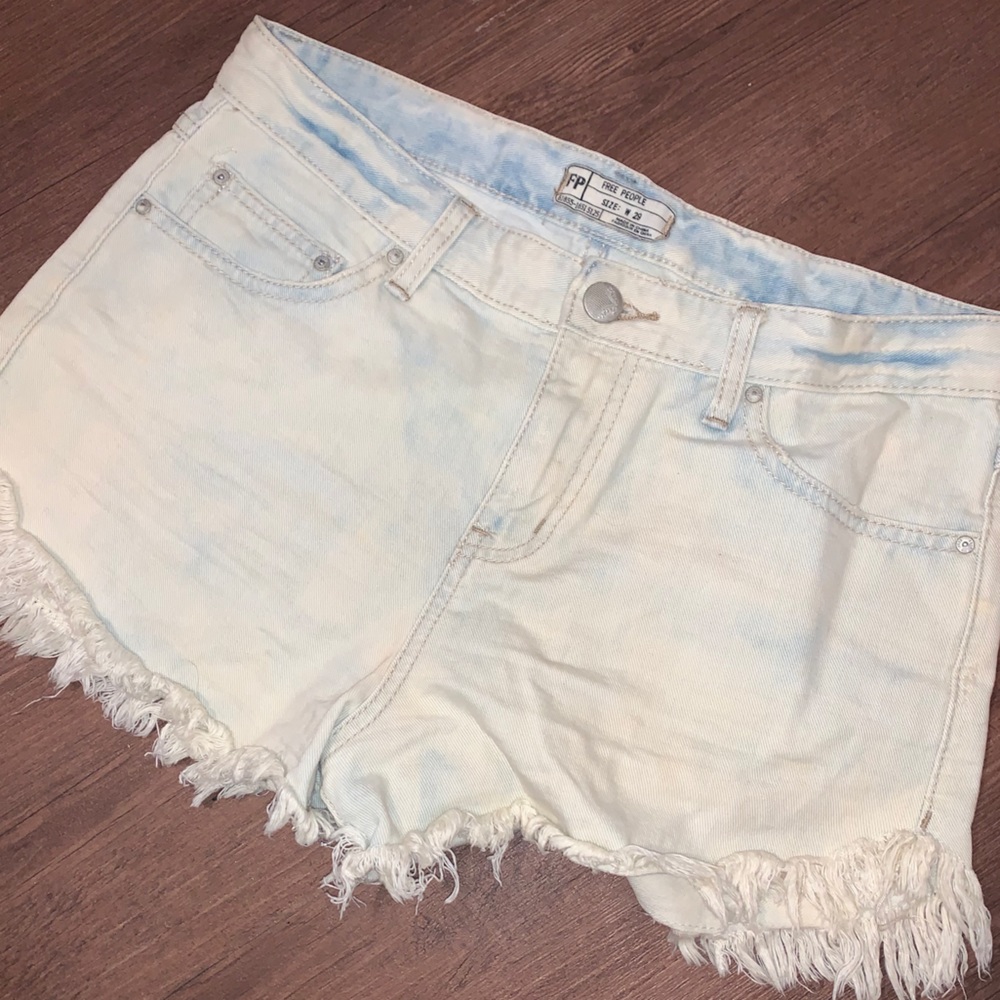 Free People denim shorts